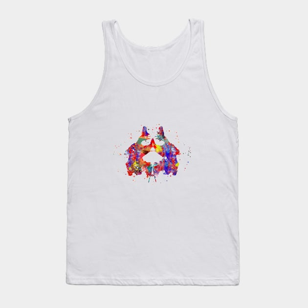 Rorschach card 2 Tank Top by RosaliArt